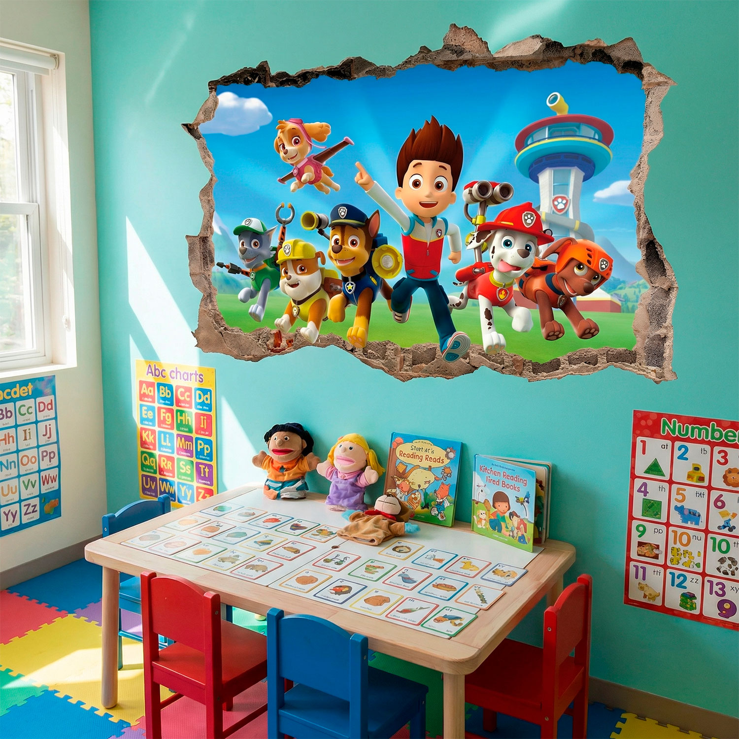 Adesivi Murali: Buco Paw Patrol