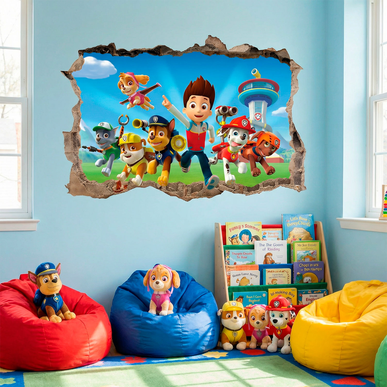 Adesivi Murali: Buco Paw Patrol