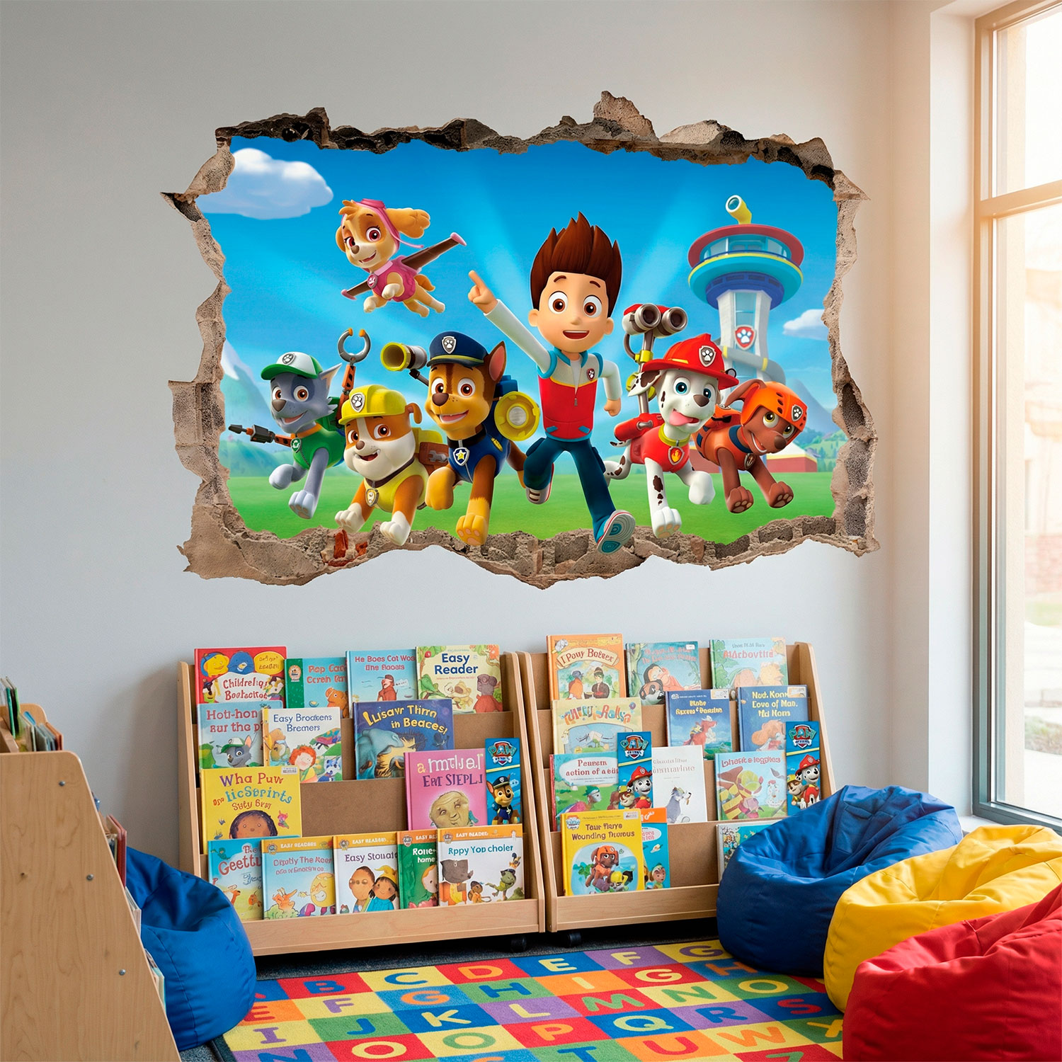 Adesivi Murali: Buco Paw Patrol