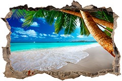 Adesivi Murali: Buco Spiaggia dei Caraibi 3