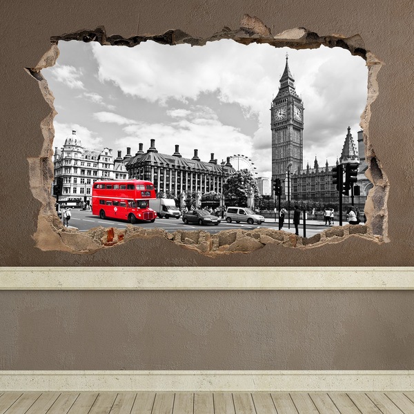 Adesivi Murali: Buco Big Ben di Londra