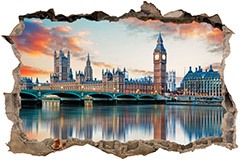 Adesivi Murali: Buco Londra dal Tamigi 3