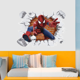 Adesivi Murali: Buco murale Spiderman 3