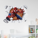 Adesivi Murali: Buco murale Spiderman 5