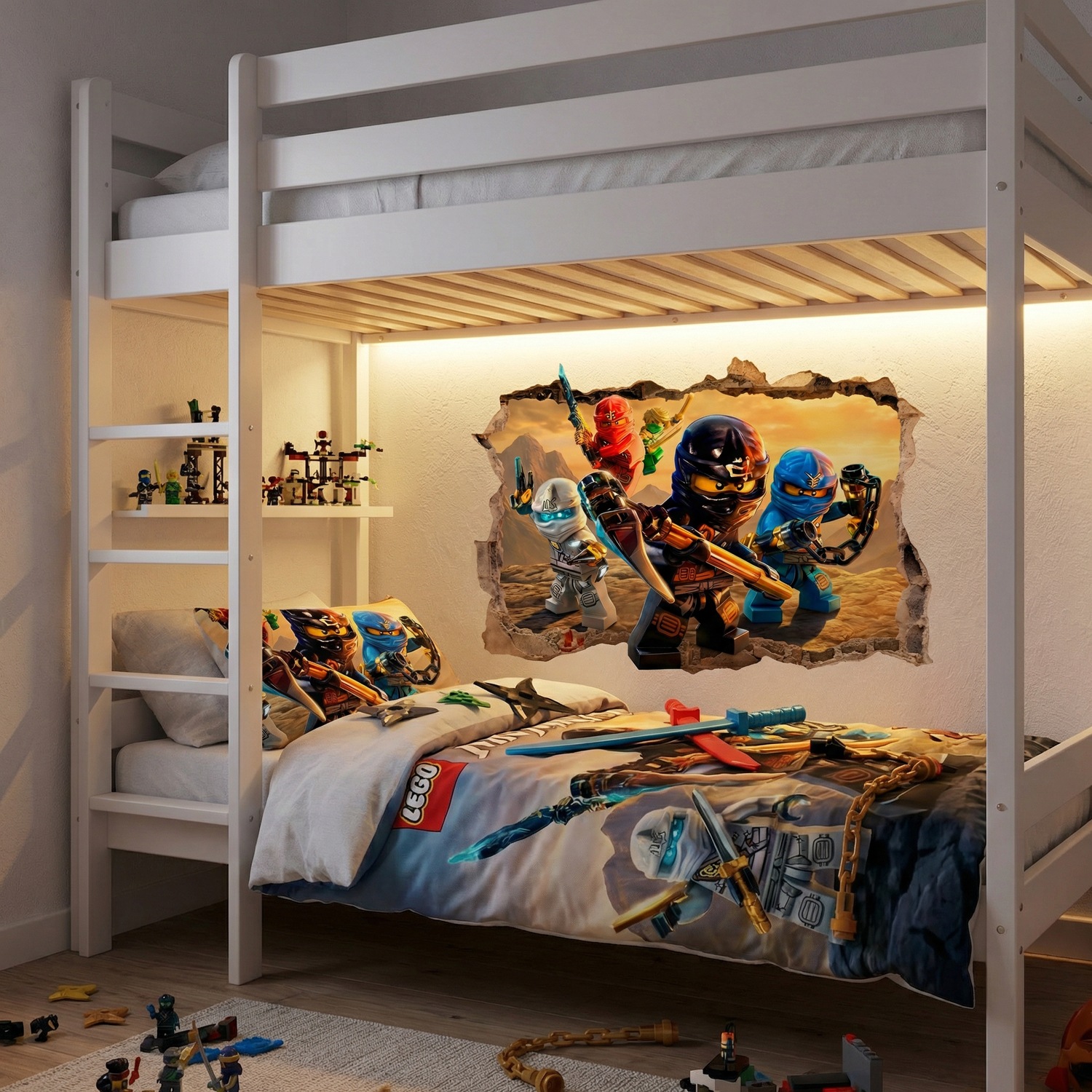 Adesivi Murali: Buco Lego Ninjago