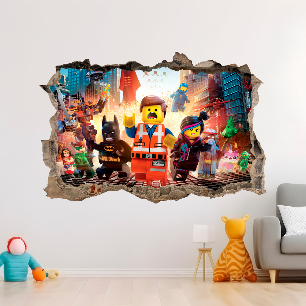 Adesivi Murali: Lego, personaggi della città 1