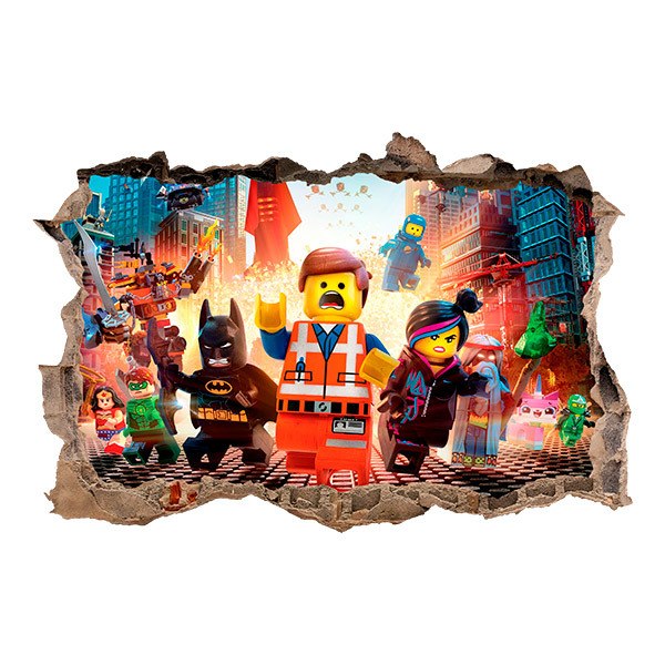 Adesivi Murali: Lego, personaggi della città