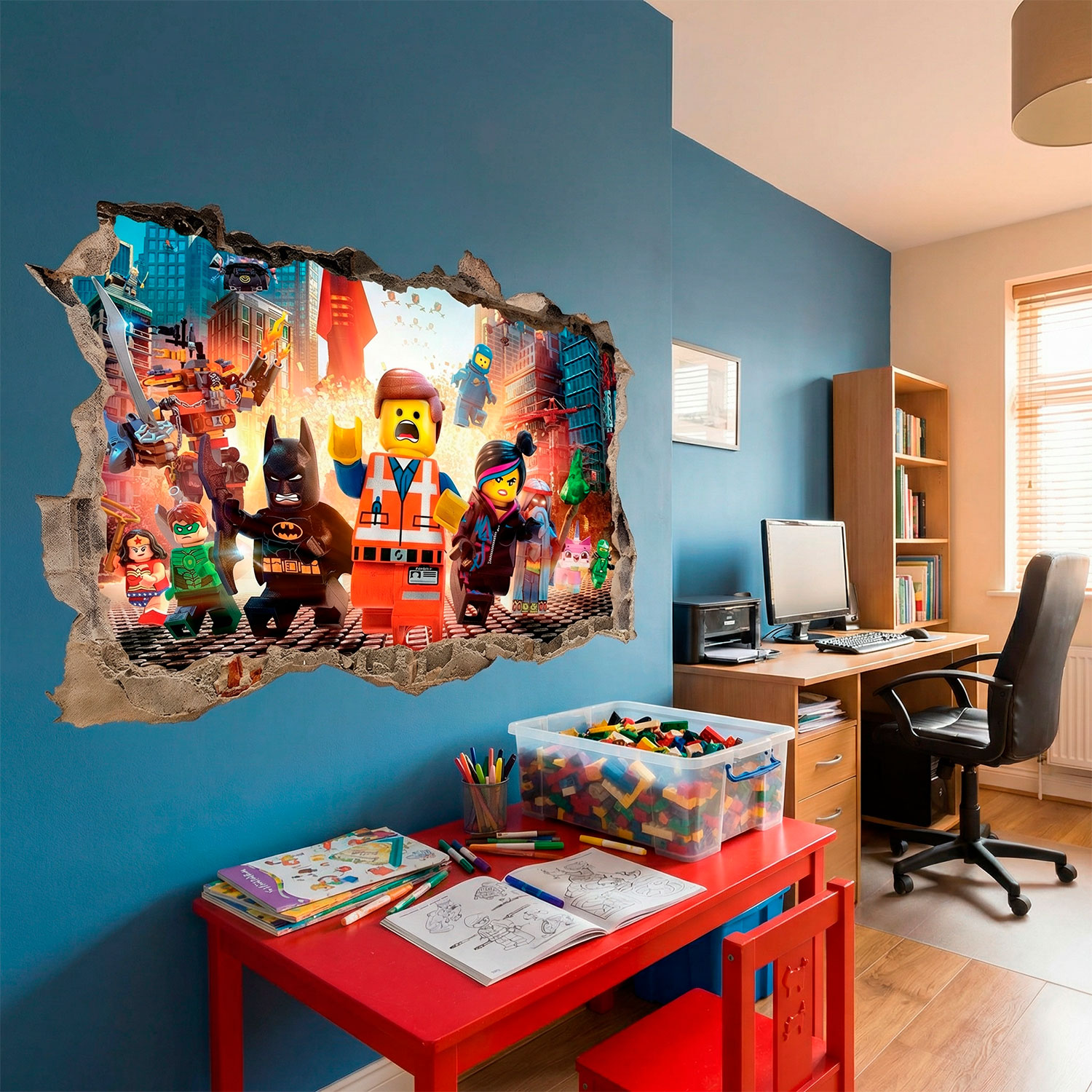 Adesivi Murali: Lego, personaggi della citt&agrave;