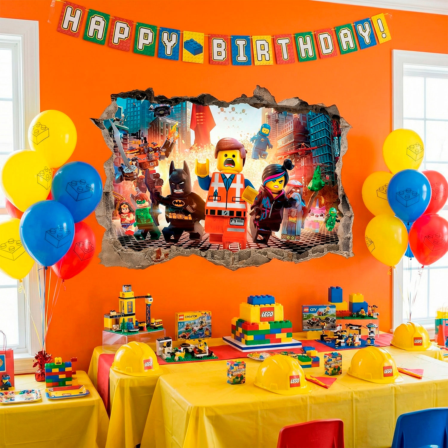 Adesivi Murali: Lego, personaggi della citt&agrave;