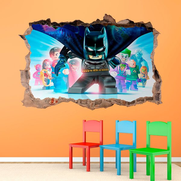 Adesivi Murali: Lego, mantello Batman