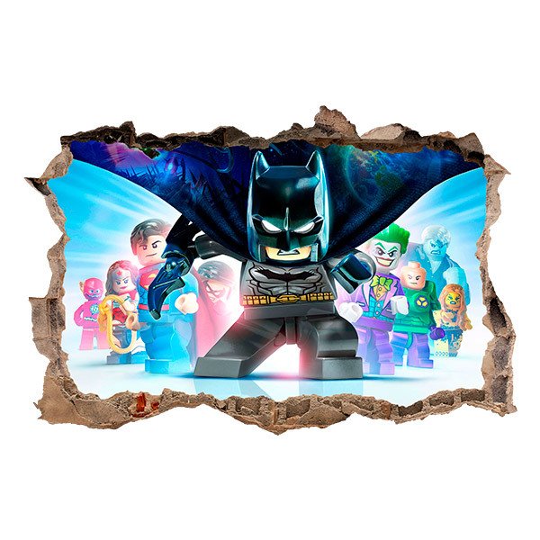 Adesivi Murali: Lego, mantello Batman