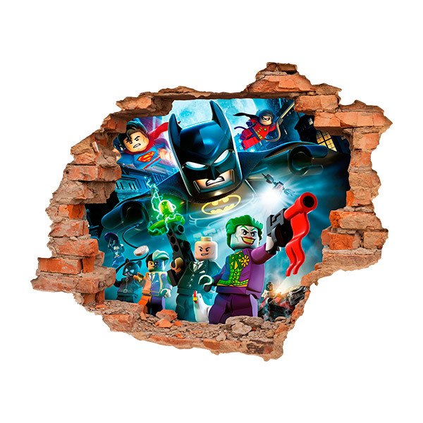 Adesivi Murali: Lego, Cattivi a Gotham