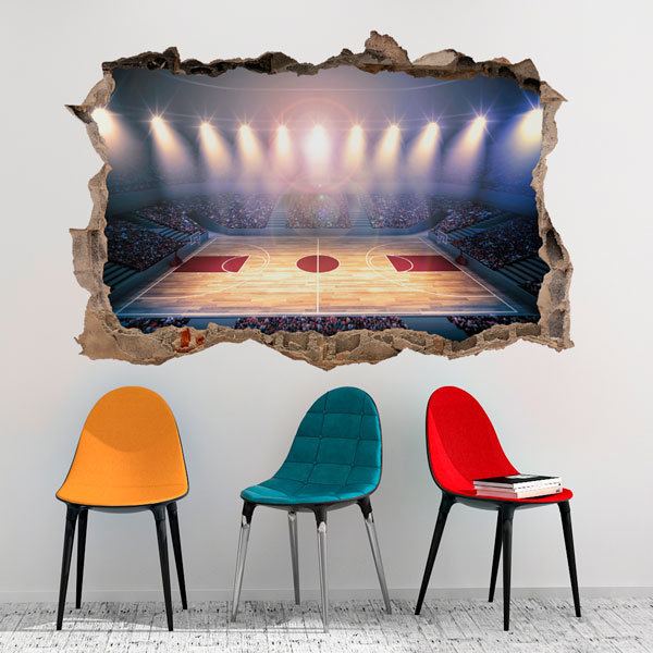 Adesivi Murali: Campo da basket
