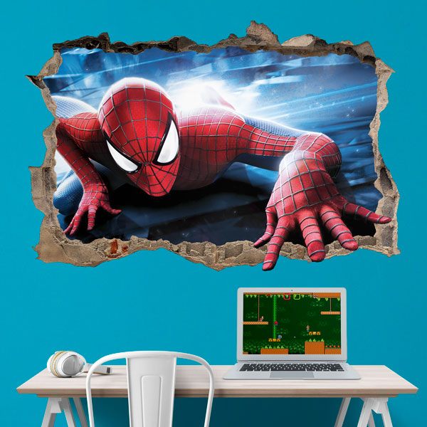 Adesivi Murali: Spider-Man in Azione