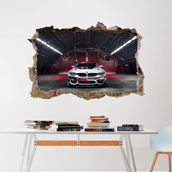 Adesivi Murali: BMW Pronta a Gareggiare