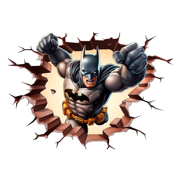 Adesivi Murali: Batman in azione