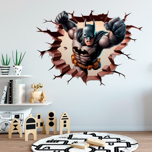 Adesivi Murali: Batman in azione