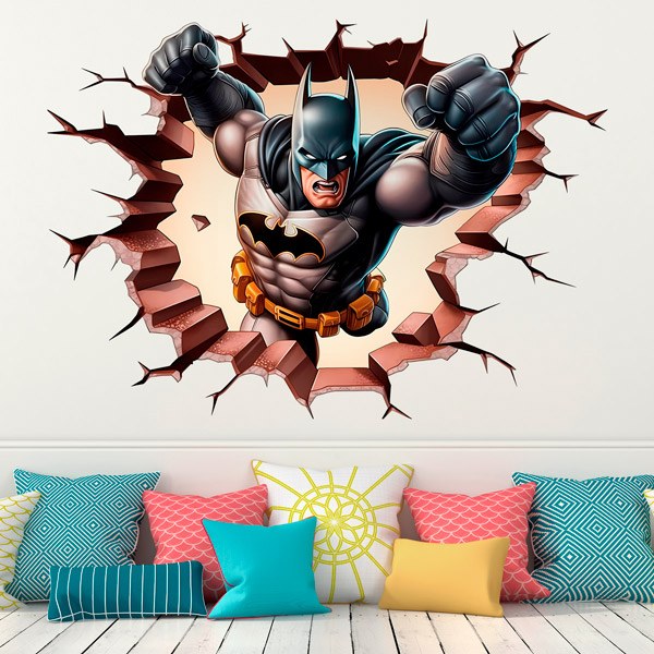 Adesivi Murali: Batman in azione
