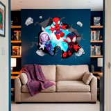 Adesivi per Bambini: Buco nel muro Spider-Verse 15