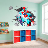 Adesivi per Bambini: Buco nel muro Spider-Verse 4