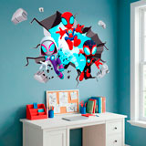 Adesivi per Bambini: Buco nel muro Spider-Verse 10