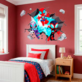 Adesivi per Bambini: Buco nel muro Spider-Verse 11