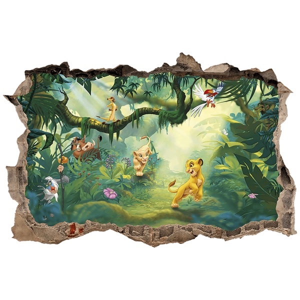 Adesivi per Bambini: Buco nel muro Il Re Leone