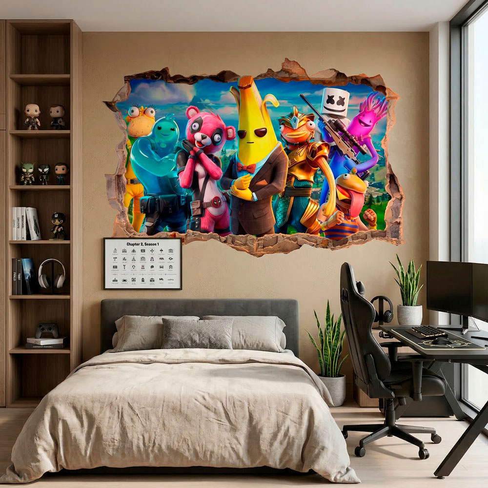 Foro nel Muro Eroi di Fortnite 4