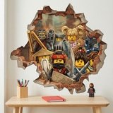 Adesivi per Bambini: Buco nel Muro Eroi Lego Ninjago 5