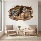 Adesivi Murali: Buco nel Muro Anatroccoli 10