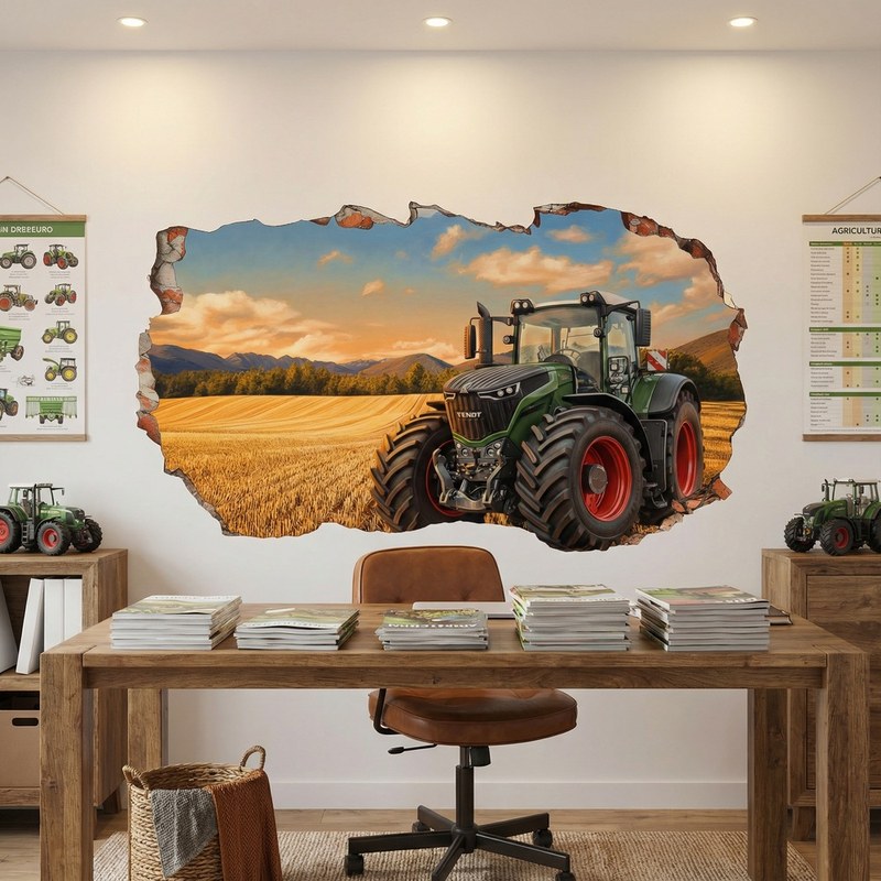 Buco nel Muro Trattore Campo di Grano 4/9