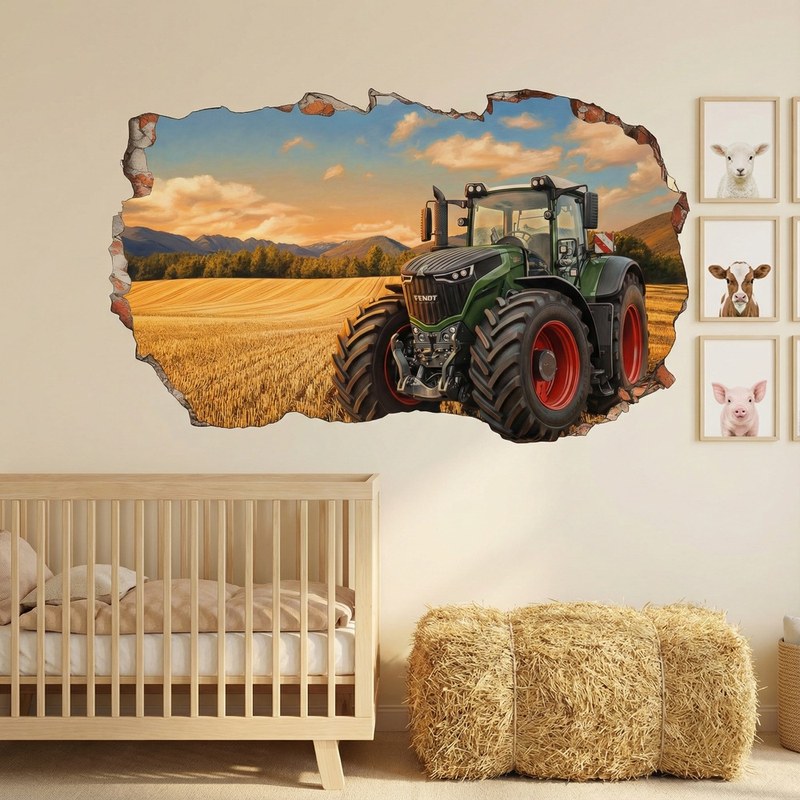Buco nel Muro Trattore Campo di Grano 5/9