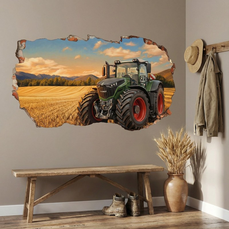 Buco nel Muro Trattore Campo di Grano 6/9