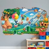 Adesivi per Bambini: Buco nel Muro Super Mario 6