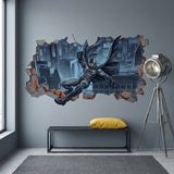 Adesivi Murali: Buco nel Muro Batman Giustizia 3