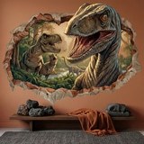 Adesivi per Bambini: Buco nel Muro Dominio Giurassico 9