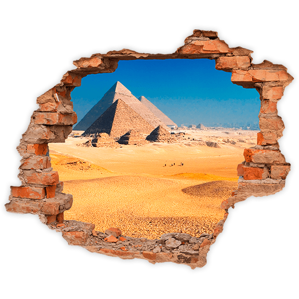 Adesivi Murali: Buco Piramidi di Guiza