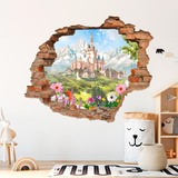 Adesivi Murali: Buco Castello Disney 5