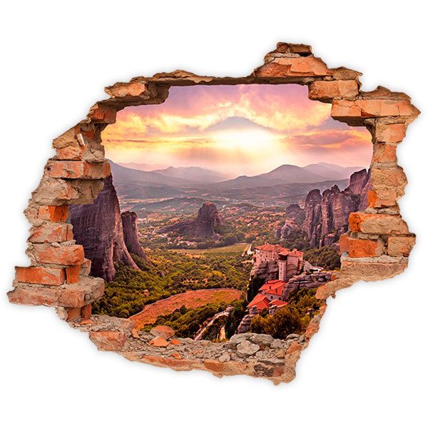 Adesivi Murali: Buco Monastero di Meteora