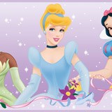 Adesivi per Bambini: Confine  Principesse Disney 4