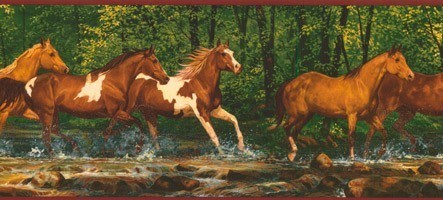 Adesivi Murali: Cavalli in corsa