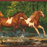 Adesivi Murali: Cavalli in corsa 4