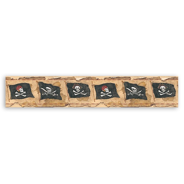 Adesivi per Bambini: Confine  Pirati