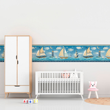 Adesivi per Bambini: Bordura di Barche 3