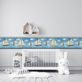 Adesivi per Bambini: Bordura di Barche 5