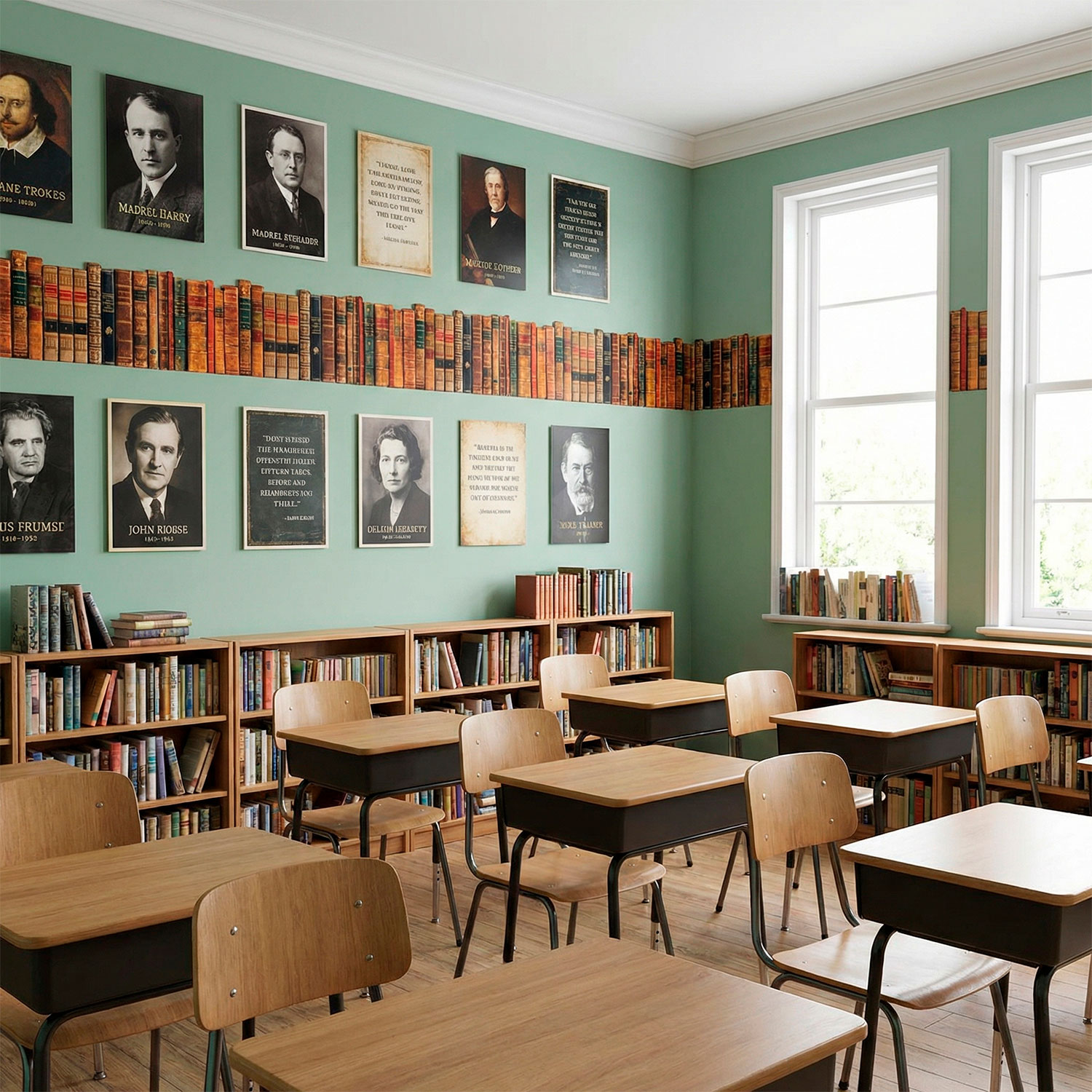 Adesivi Murali: Bordo libri