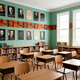 Adesivi Murali: Bordo libri 12