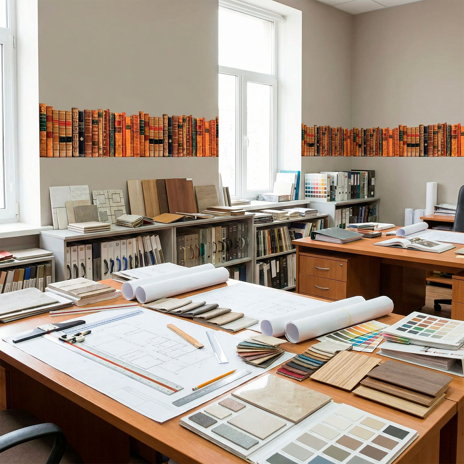 Adesivi Murali: Bordo libri