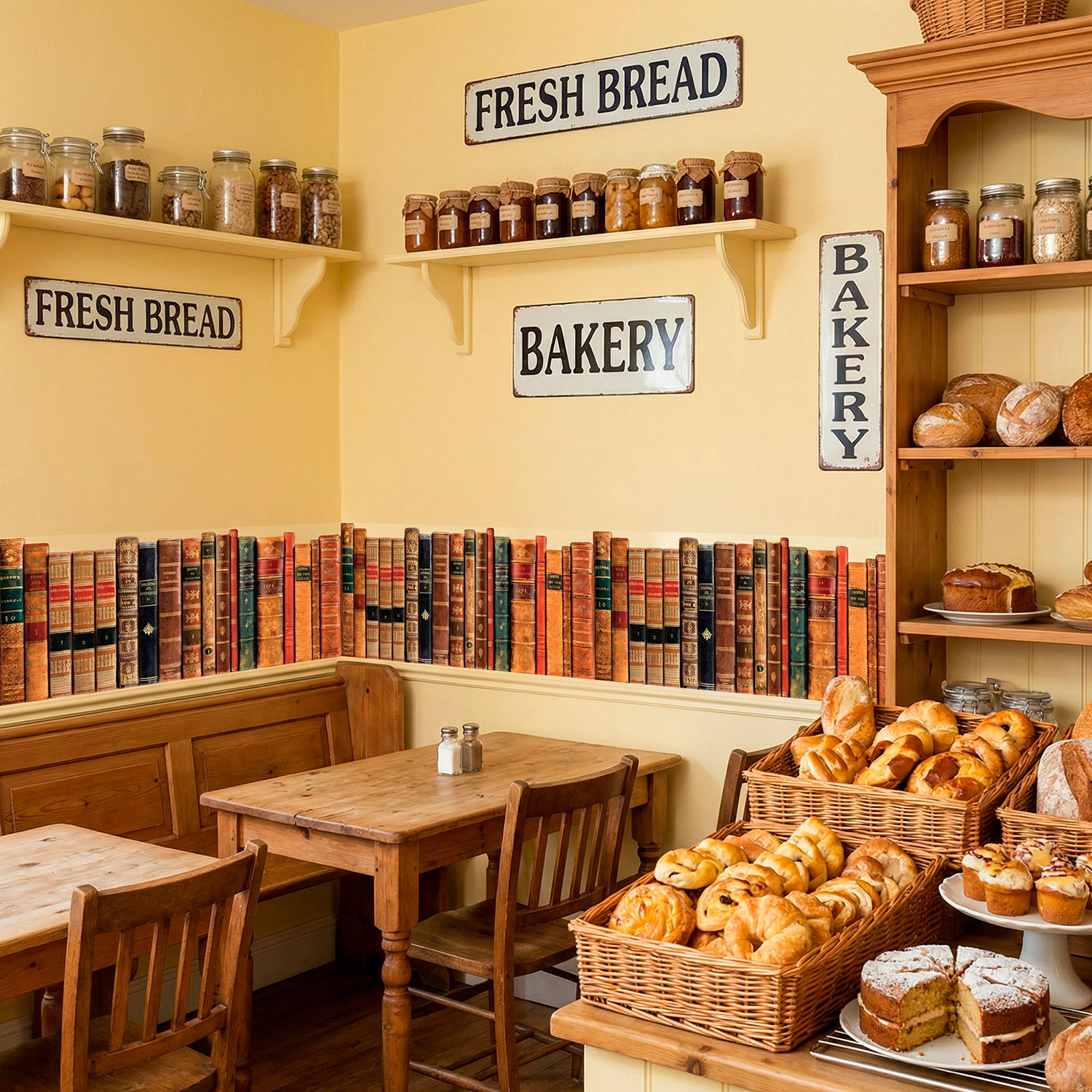 Adesivi Murali: Bordo libri