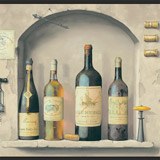 Adesivi Murali: Bottiglie di Vino 3